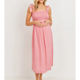 Smocked Midi Dress