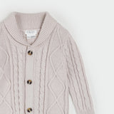Knit Playsuit LS Beige