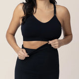Louisa Ultra High Waisted Leggings in Black with Pockets