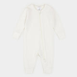 Footless Modal Ribbed Playsuit Ivory