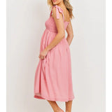 Smocked Midi Dress