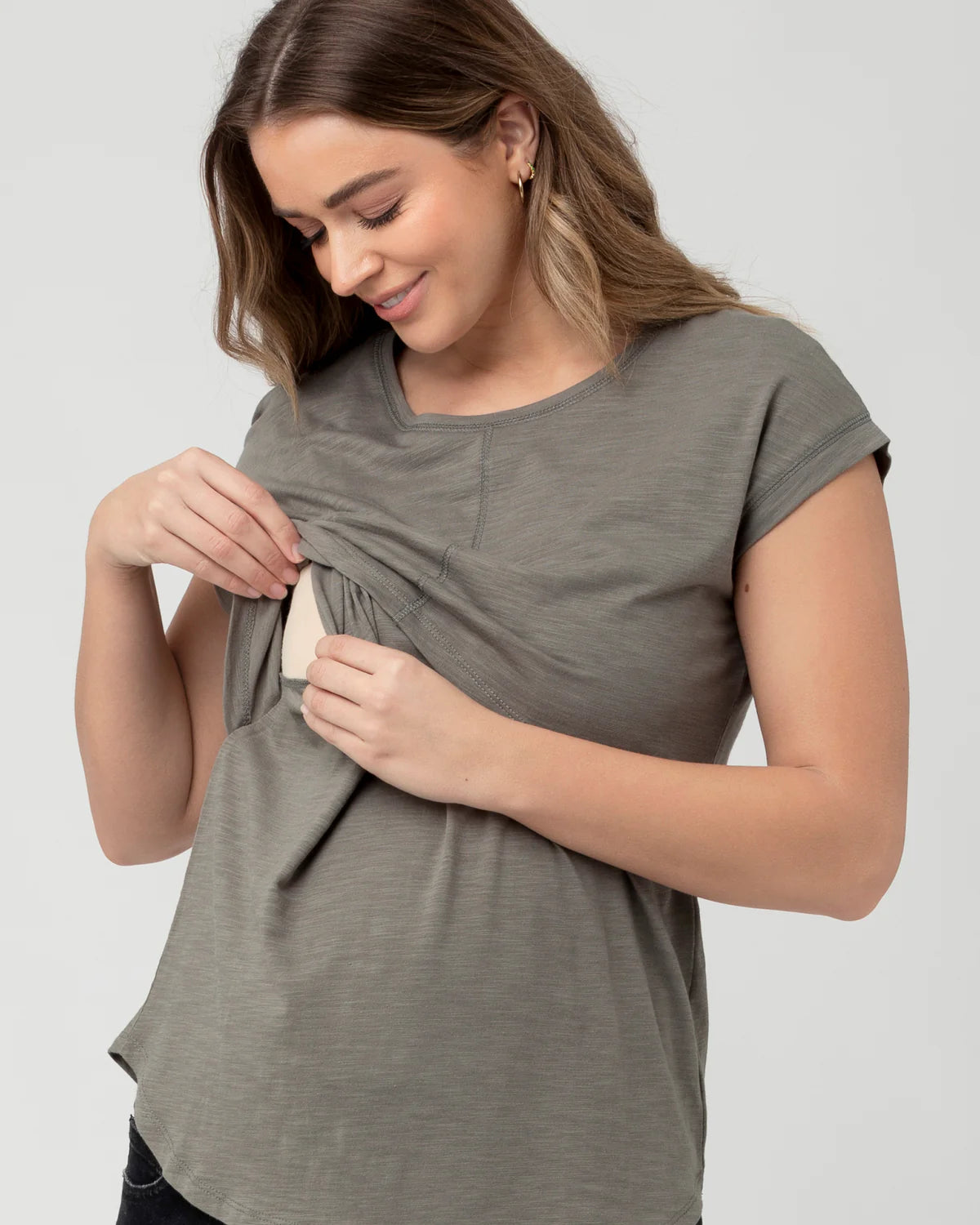 Ripe Richie Short Sleeve Nursing Tee