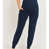 Full Panel Knit Jogger Pants Maternity