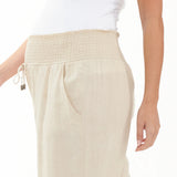 Indi Wide Leg Linen Pant