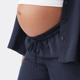 Tamara Satin Pull-On Pant