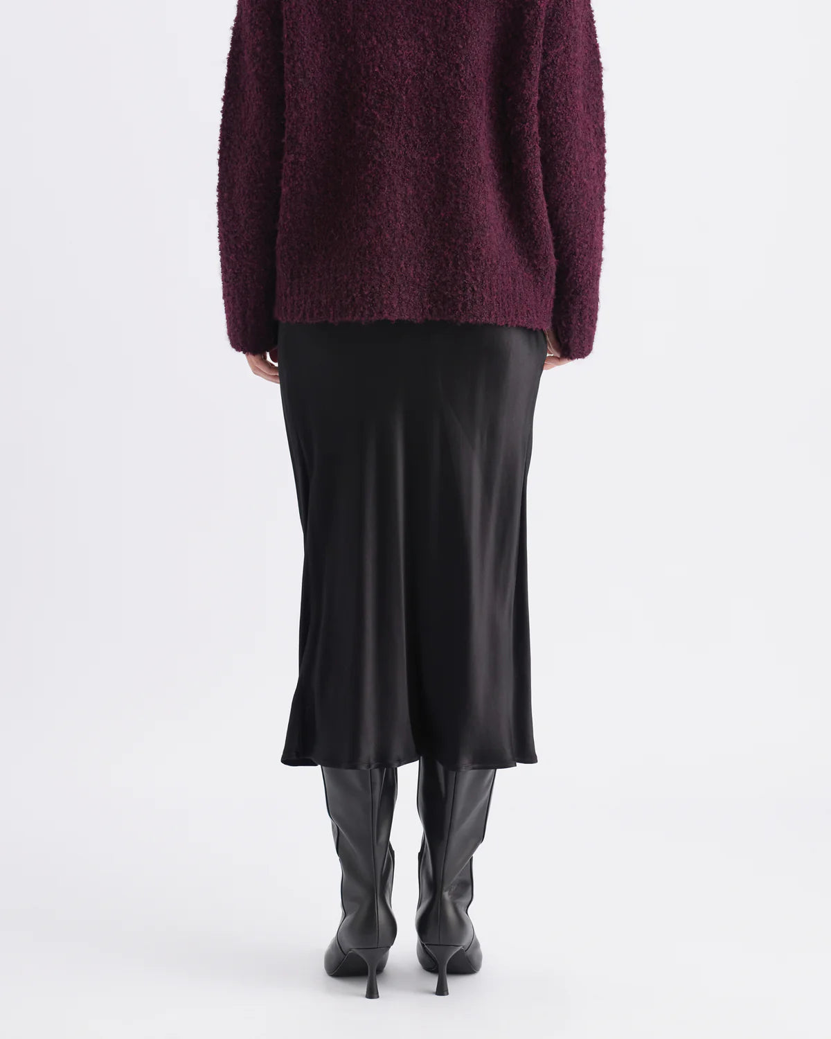 Ripe Crystal Satin Skirt