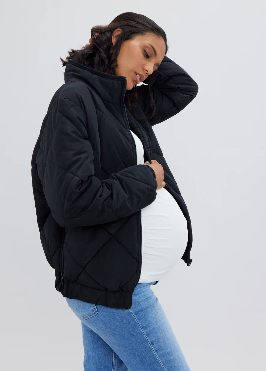 Ingrid + Isabel Grow With You Puffer Maternity Jacket