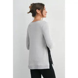 Maternity Soft Knit Long Sleeve Pullover Top