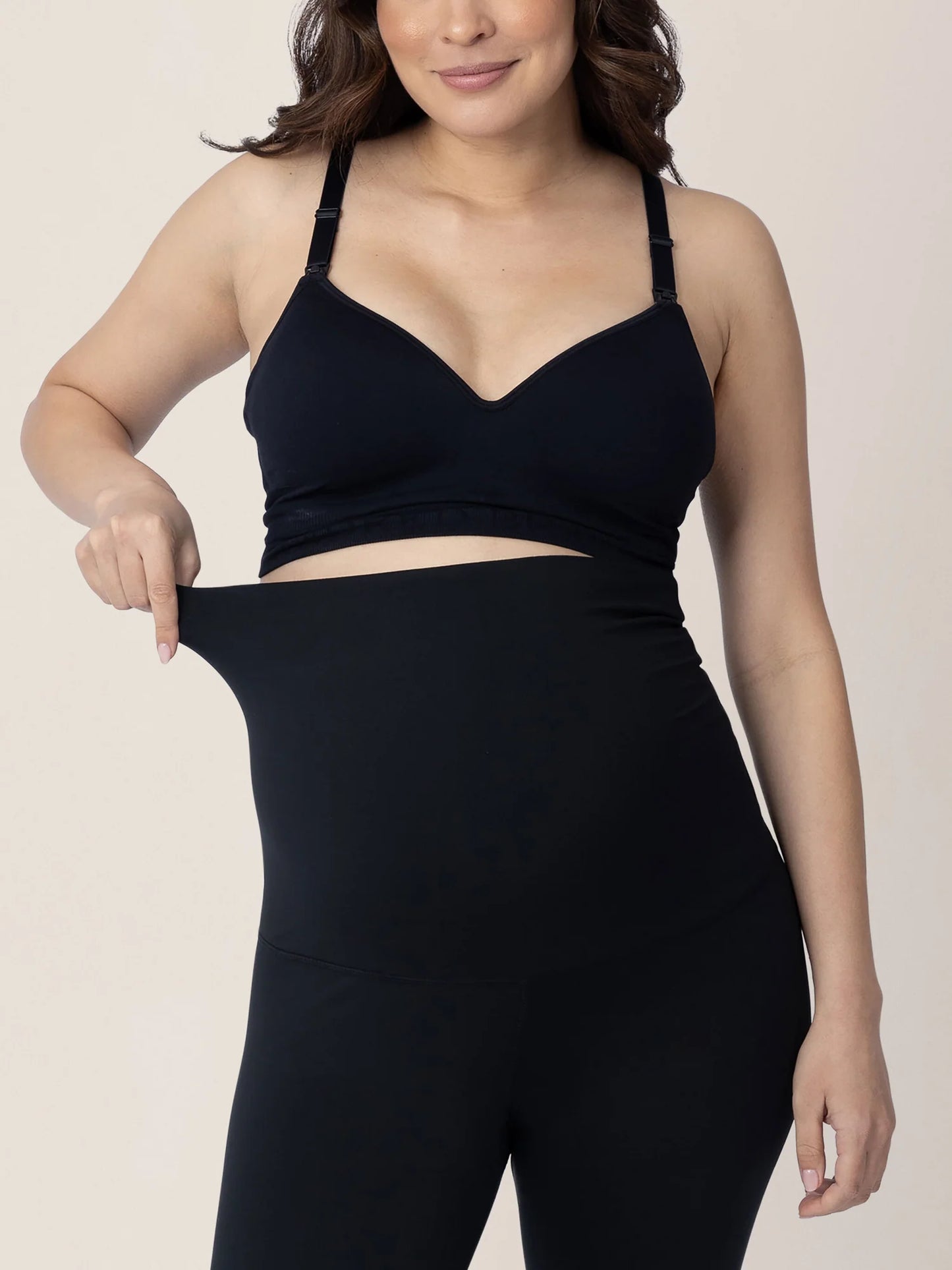 Kindred Bravely Louisa Ultra High Waisted Leggings in Black with Pockets