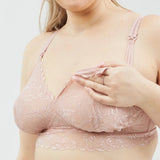 Chantilly Lace Bra Full Cup in Blush