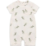 Cotton Romper Gecko
