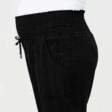 Tencel Off Duty Pant in Black