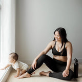 Louisa Ultra High Waisted Leggings in Black with Pockets