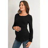Maternity &  Nursing Layered Knit Top
