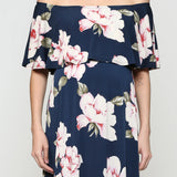 Floral Off Shoulder Maxi Dress