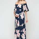 Floral Off Shoulder Maxi Dress