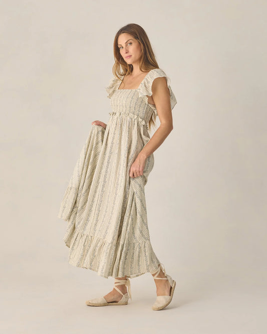 Francesca Dress Blue Floral