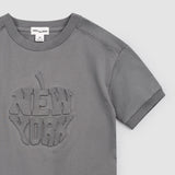 NY Apple Tee Grey