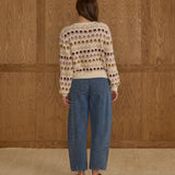 Cheyenne Cardigan Floral Jacquard