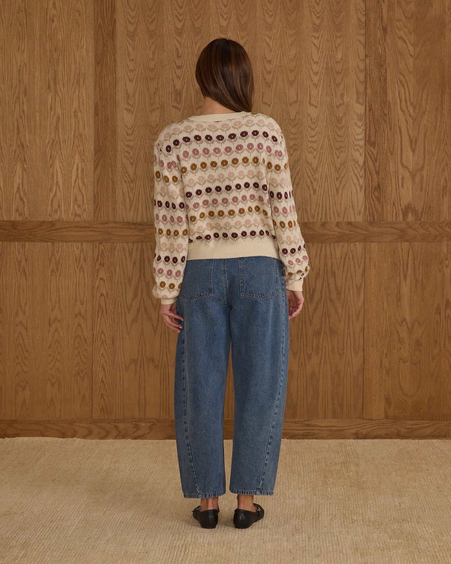 RC Cheyenne Cardigan Floral Jacquard