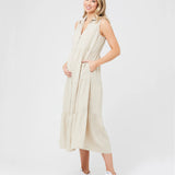Tracy Tiered Linen Dress