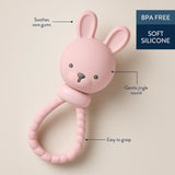 Bitzy Bunny Sweetie Rattle