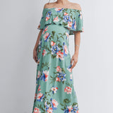 Floral Off Shoulder Maxi Dress