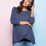 Sybil Front Wrap Sweatshirt