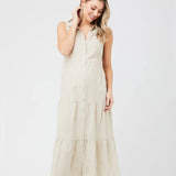 Tracy Tiered Linen Dress
