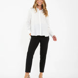 Alexa Classic CROP Pant in Black