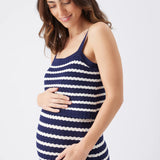 Pointelle Knit Nursing Dress