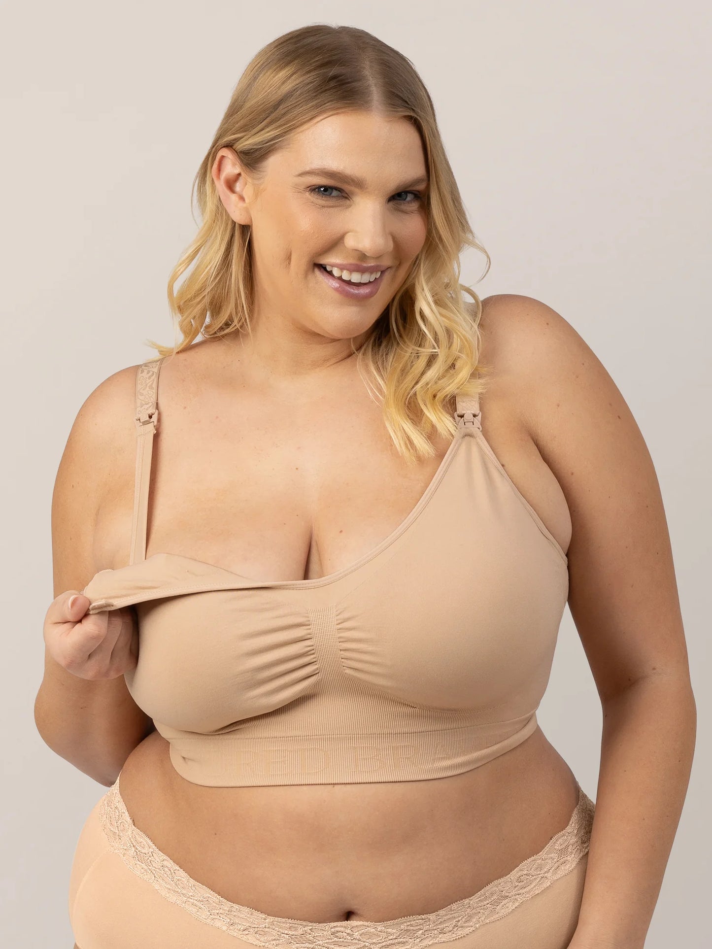 Kindred Bravely Simply Sublime Nursing Bra in Beige