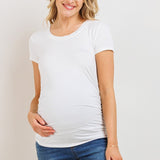 Round Neck Ruched Tee