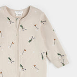 Footed Sleeper Ribbed Golf Carts