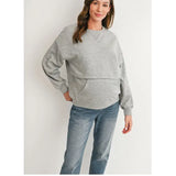 Maternity Nursing Access Kangaroo Pocket Sweatshirt