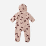 Fleece Jumpsuit Bows