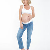 Jamie Raw Edge Jean in Vintage Wash