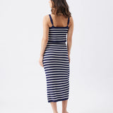 Pointelle Knit Nursing Dress