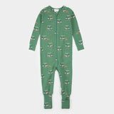 Footless Sleeper Puppy Golf Carts Green