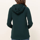French Terry Half Zip Nursing Hoodie