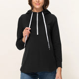 French Terry Half Zip Nursing Hoodie