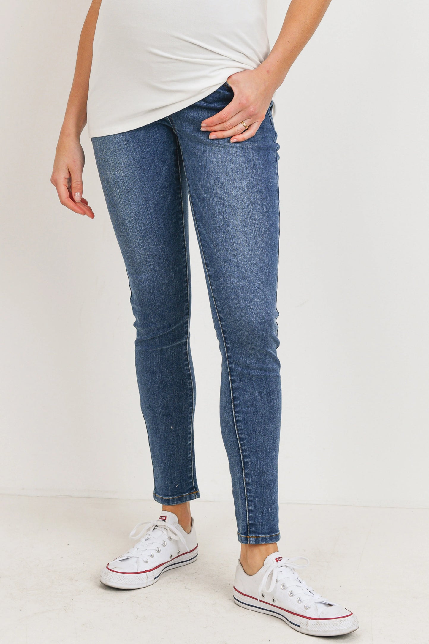 Hello Miz Stretch Maternity Skinny Denim with Full Panel