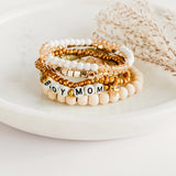 Bohemian Bracelets - Beaded Bracelet Stack - Boy Mom