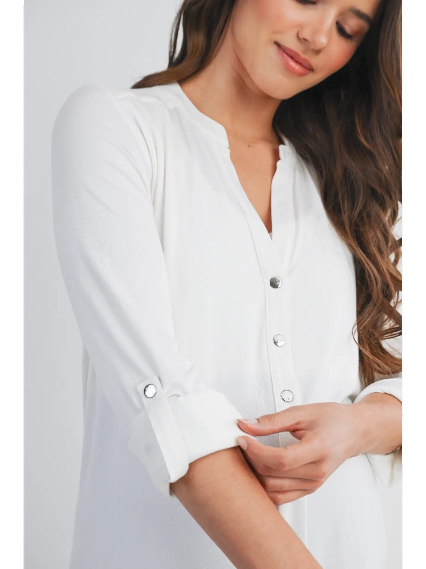 Hello Miz LS Henley Maternity Nursing Top