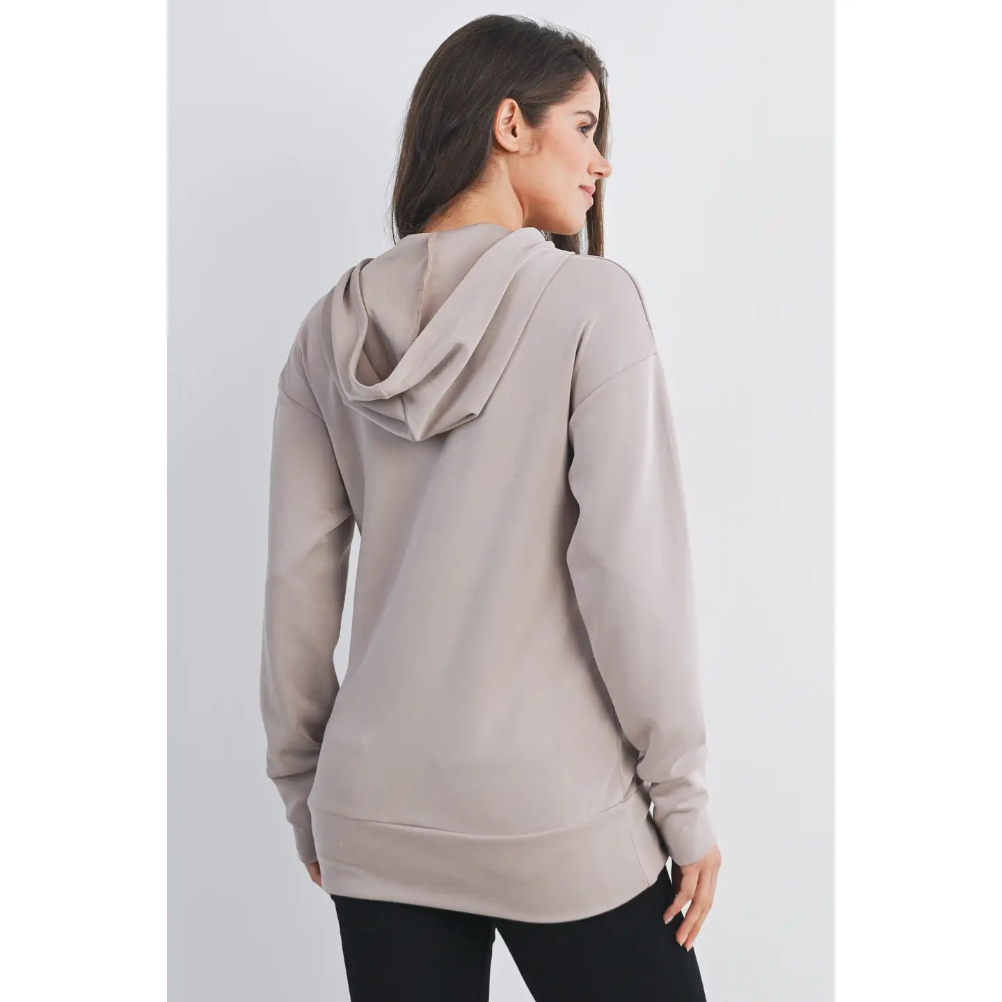 Hello Miz LS Maternity & Nursing Front Zipper Hoodie
