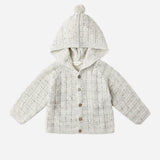 Tassel Cardigan Oatmeal Speckle