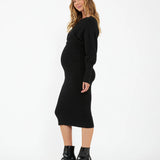 Sloane Knit Dress in Black