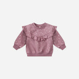Ruffle Fleece Sweatshirt
