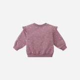 Ruffle Fleece Sweatshirt