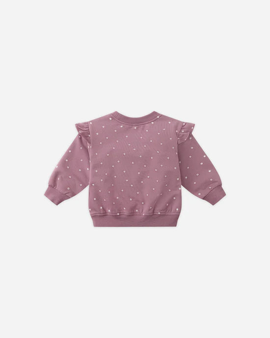 QM Ruffle Fleece Sweatshirt